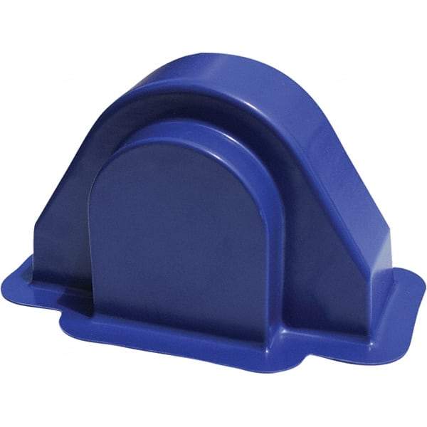 Made in USA - Flame Retardent ABS Housing Plastic Bearing Flange Mount - 3-1/8" Wide x 3-1/4" Outside Diam - Benchmark Tooling