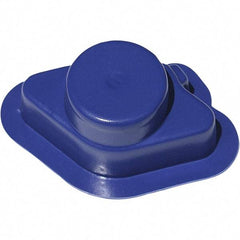 Made in USA - Flame Retardent ABS Housing Plastic Bearing Flange Mount - 6" Wide x 6-1/8" Outside Diam - Benchmark Tooling