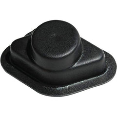 Made in USA - Flame Retardent ABS Housing Plastic Bearing Flange Mount - 2" Wide x 2-3/16" Outside Diam - Benchmark Tooling