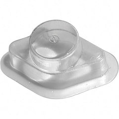 Made in USA - Plastic Housing Plastic Bearing Flange Mount - 2-11/16" Wide x 2-7/8" Outside Diam - Benchmark Tooling