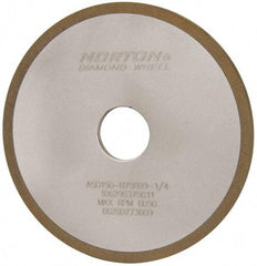 Norton - 6" Diam x 1-1/4" Hole x 1/4" Thick, 150 Grit Surface Grinding Wheel - Diamond, Type 1A1, Very Fine Grade, Resinoid Bond - Benchmark Tooling