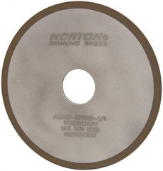 Norton - 6" Diam x 1-1/4" Hole x 1/8" Thick, 150 Grit Surface Grinding Wheel - Diamond, Type 1A1, Very Fine Grade, Resinoid Bond - Benchmark Tooling