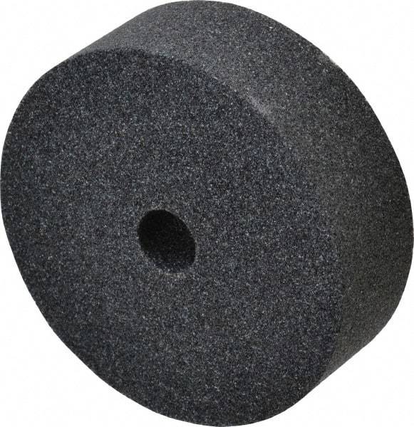 Norton - 60 Grit Silicon Carbide Type 1 Internal Grinding Wheel - 3" Diam x 1/2" Hole x 1" Thick, 10,825 Max RPM, Type 1 Medium Grade, M Hardness, Vitrified Bond, No Recess - Benchmark Tooling