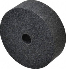 Norton - 60 Grit Silicon Carbide Type 1 Internal Grinding Wheel - 3" Diam x 1/2" Hole x 1" Thick, 10,825 Max RPM, Type 1 Medium Grade, M Hardness, Vitrified Bond, No Recess - Benchmark Tooling