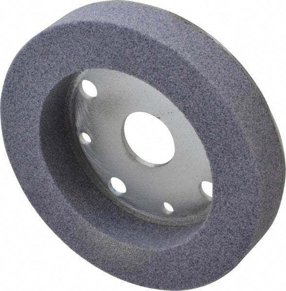 Norton - 6" Diam, 1-1/4" Hole Size, 1" Overall Thickness, 46 Grit, Type 2 Tool & Cutter Grinding Wheel - Coarse Grade, Aluminum Oxide, K Hardness, Vitrified Bond, 3,600 RPM - Benchmark Tooling