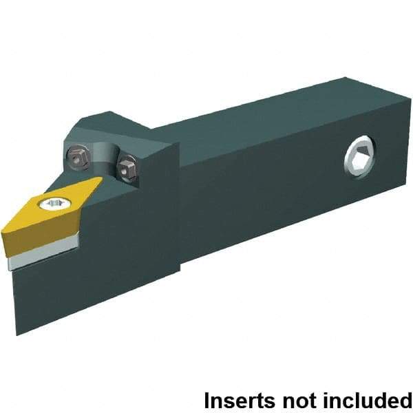 Kennametal - SVJC, Left Hand Cut, 93° Lead Angle, 25mm Shank Height x 25mm Shank Width, Neutral Rake Indexable Turning Toolholder - 115mm OAL, VBMT 16 04 08 Insert Compatibility, Series SVJC - Benchmark Tooling