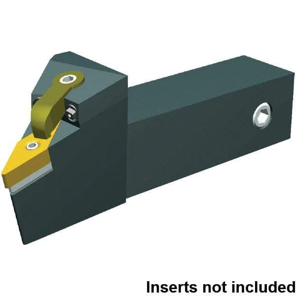Kennametal - MVJN, Left Hand Cut, 93° Lead Angle, 25mm Shank Height x 25mm Shank Width, Negative Rake Indexable Turning Toolholder - 121mm OAL, VNMA 1604.. Insert Compatibility, Series Kenloc - Benchmark Tooling