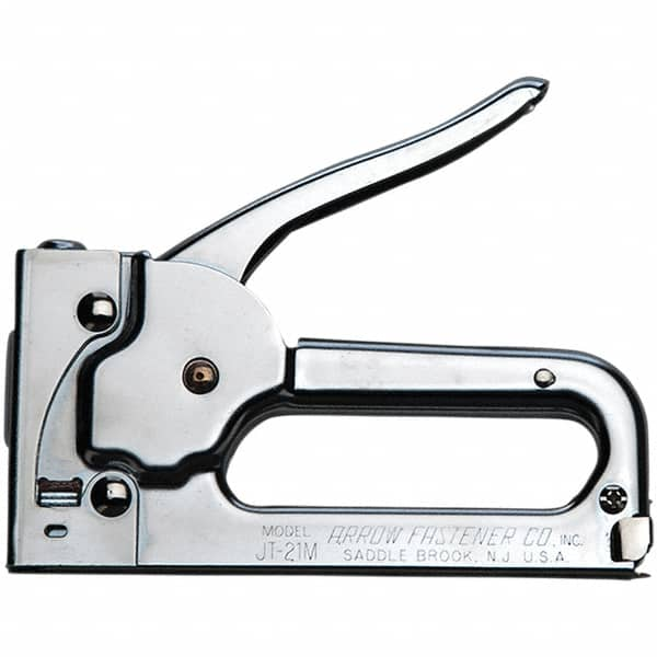 Arrow - Manual Staple Gun - Chrome Plated Steel - Benchmark Tooling