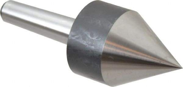 Riten - MT3 Taper Shank, Live Center - 2-1/2" Point Diam, 3-7/16" Point Len, 260 Lb Max Workpc, Pipe Nose Point - Benchmark Tooling