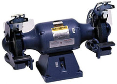 Baldor - 14" Wheel Diam x 3" Wheel Width, 5 hp Grinder - 1-1/4" Arbor Hole Diam, 3 Phase, 1,800 Max RPM, 230 Volts - Benchmark Tooling