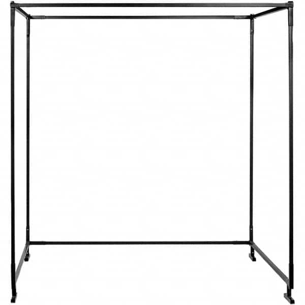 Steiner - 6' High x 8' Wide, Black Welding Screen Frame - Use with Protect-O-Screen HD Welding Booth - Benchmark Tooling