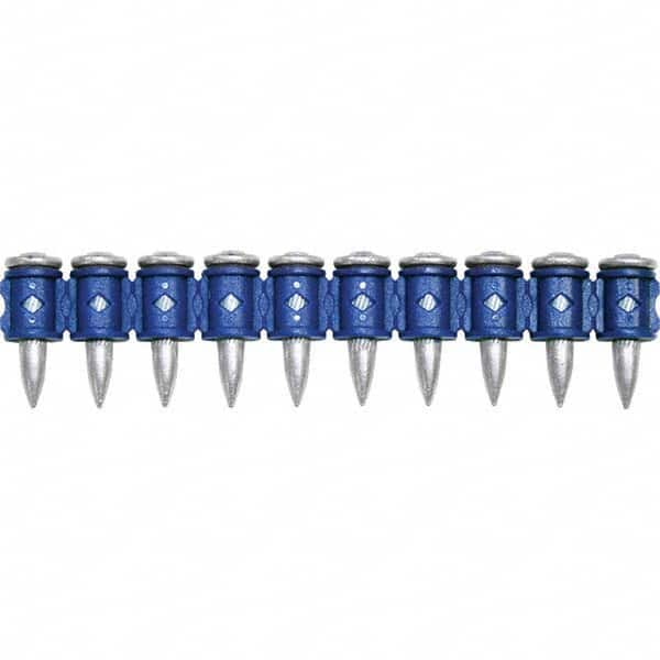 Powder Actuated Pins & Threaded Studs; Type: Drive Pin; Shank Length (Inch): 7/8; Shank Diameter (Decimal Inch): 0.8750; Head Diameter (mm): 8.000; Material: Steel; Thread Length (Inch): 0; Finish/Coating: Zinc; Material Application: Concrete