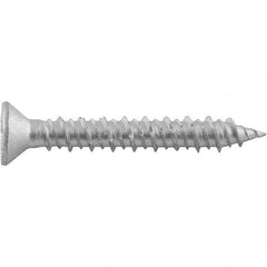 DeWALT Anchors & Fasteners - 1/4" Diam, 4 Overall Length, Phillips Drive Concrete Screw & Masonry Fastener - Benchmark Tooling