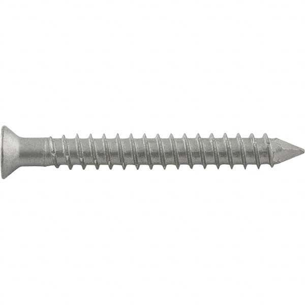 DeWALT Anchors & Fasteners - #14" Diam, 2-1/4 Overall Length, Phillips Drive Concrete Screw & Masonry Fastener - Benchmark Tooling