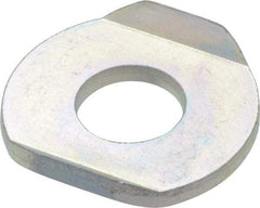 De-Sta-Co - Zinc Plated, Carbon Steel, Flanged Washer for 3/8" Diam Clamp Spindle - 3/8-16 Thread, 0.41" Hole Diam, 1" Overall Diam, 3/4" Between Flanges - Benchmark Tooling