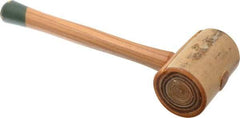 Garland - 2-1/2 Lb Head Weighted Rawhide Mallet - 14" Long Wood Handle - Benchmark Tooling