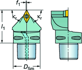 C3-SDNCN-00040-11 Capto® and SL Turning Holder - Benchmark Tooling