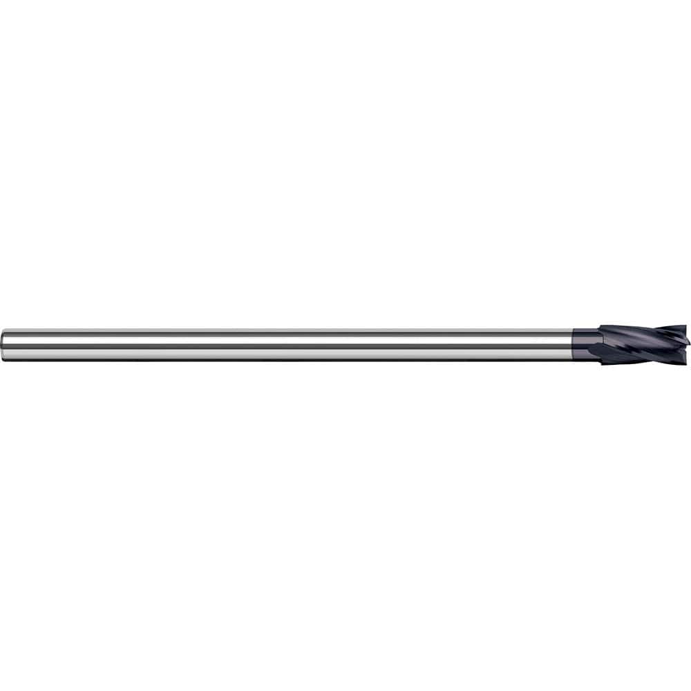 Square End Mill: 1/8'' Dia, 3/8'' LOC, 0.1181'' Shank Dia, 2-1/2'' OAL, 4 Flutes, Solid Carbide Single End, AlTiN Finish, 30 ° Helix, Centercutting, RH Cut, RH Flute