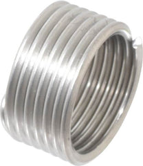 Recoil - M14x1.50 Metric Fine, 14mm OAL, Free Running Helical Insert - 7-1/8 Free Coils, Tanged, Stainless Steel, Bright Finish, 1D Insert Length - Exact Industrial Supply