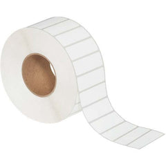 Value Collection - Pack of 6 Rolls, 5,000 Labels per Roll, 3" x 1" White Matte Coated Facestock Thermal Labels - Benchmark Tooling