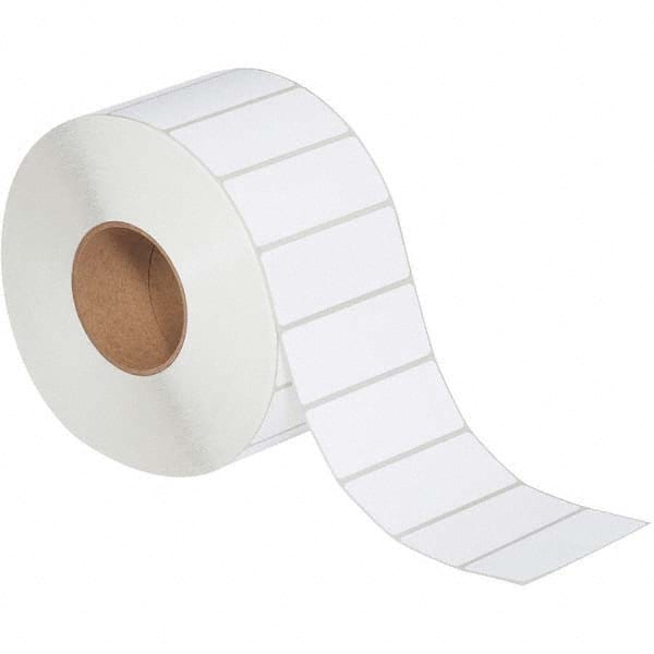 Value Collection - Pack of 4 Rolls, 3,850 Labels per Roll, 4" x 1-1/2" White Topcoated Facestock Thermal Labels - Benchmark Tooling