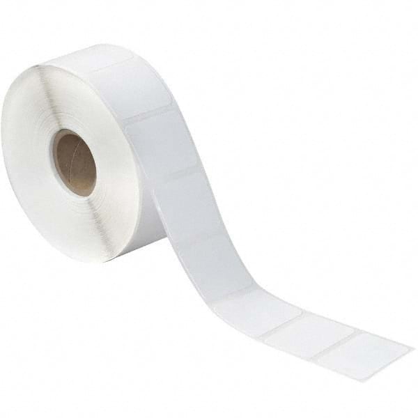 Value Collection - Pack of 12 Rolls, 1,380 Labels per Roll, 1-1/4" x 1" White Paper Thermal Labels - Benchmark Tooling