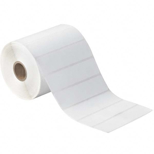 Value Collection - Pack of 12 Rolls, 1,310 Labels per Roll, 4" x 1" White Paper Thermal Labels - Benchmark Tooling