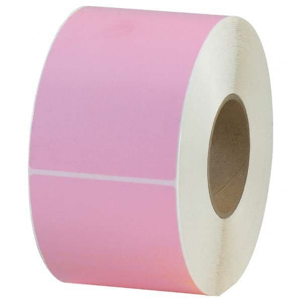 Value Collection - Pack of 4 Rolls, 1,000 Labels per Roll, 4" x 6" Pink Topcoated Facestock Thermal Labels - Benchmark Tooling