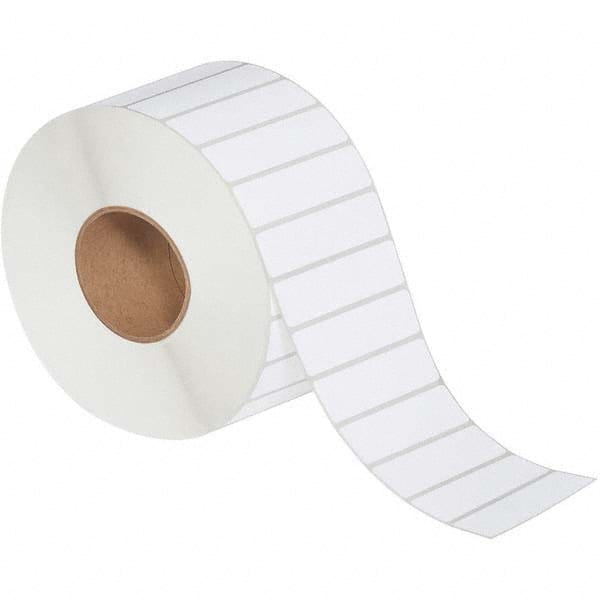 Value Collection - Pack of 4 Rolls, 5,560 Labels per Roll, 4" x 1" White Topcoated Facestock Thermal Labels - Benchmark Tooling