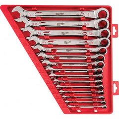Milwaukee Tool - Wrench Sets Tool Type: Ratcheting Combination Wrench System of Measurement: Inch - Benchmark Tooling