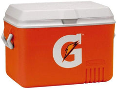 Gatorade - 48 Qt Ice Chest - Plastic, Orange/White - Benchmark Tooling