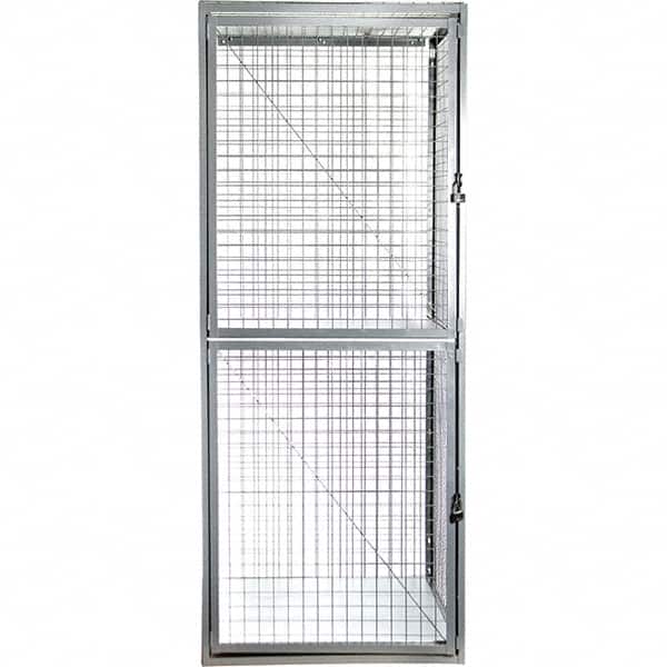 Folding Guard - Locker Accessories Type: Back Panel For Use With: Stor-More Framed Welded Wire Bulk Storage Lockers - Benchmark Tooling