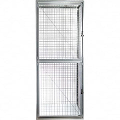 Folding Guard - Locker Accessories Type: Back Panel For Use With: Stor-More Framed Welded Wire Bulk Storage Lockers - Benchmark Tooling