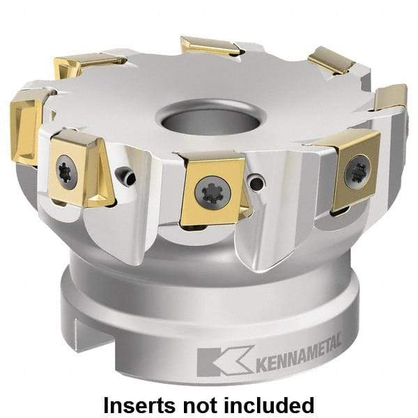Kennametal - Indexable Square-Shoulder Face Mills Cutting Diameter (mm): 200.00 Cutting Diameter (Decimal Inch): 7.8740 - Benchmark Tooling