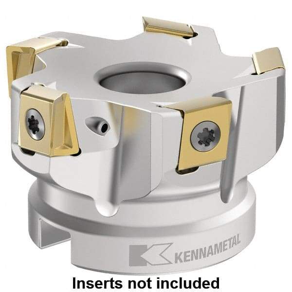 Kennametal - Indexable Square-Shoulder Face Mills Cutting Diameter (Inch): 2-1/2 Cutting Diameter (Decimal Inch): 2.5000 - Benchmark Tooling