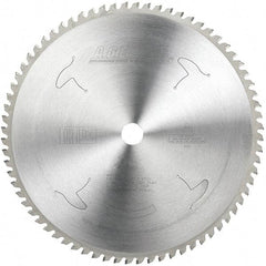 Amana Tool - 10" Diam, 5/8" Arbor Hole Diam, 60 Tooth Wet & Dry Cut Saw Blade - Carbide-Tipped, Clean Action, Standard Round Arbor - Benchmark Tooling