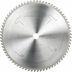 Amana Tool - 12" Diam, 1" Arbor Hole Diam, 72 Tooth Wet & Dry Cut Saw Blade - Carbide-Tipped, Clean Action, Standard Round Arbor - Benchmark Tooling