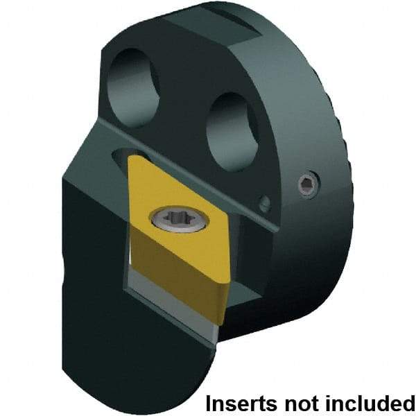 Kennametal - Right Hand Cut, 63mm Min Bore Diam, Size 50 Steel Modular Boring Cutting Unit Head - 63mm Max Bore Depth, Compatible with VBMT 160408 - Benchmark Tooling