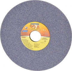 Norton - 8" Diam x 1-1/4" Hole x 1/4" Thick, I Hardness, 46 Grit Surface Grinding Wheel - Aluminum Oxide, Type 1, Coarse Grade, 3,105 Max RPM, Vitrified Bond, No Recess - Benchmark Tooling