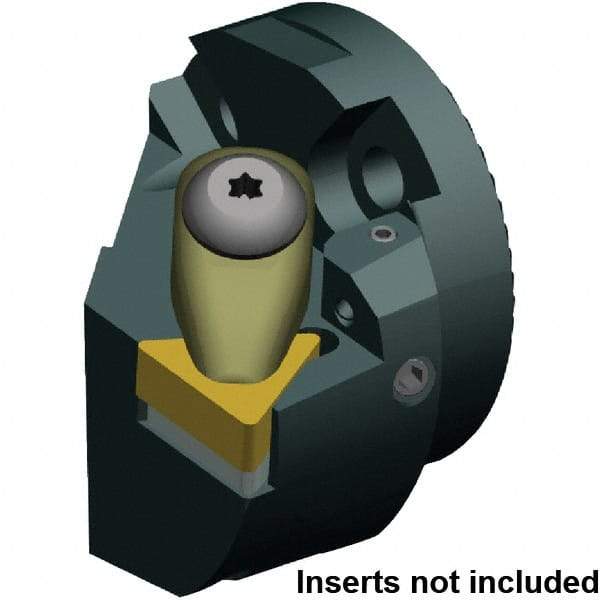 Kennametal - Right Hand Cut, 50mm Min Bore Diam, Size 40 Steel Modular Boring Cutting Unit Head - 50mm Max Bore Depth, Compatible with TNMA 160408 - Benchmark Tooling