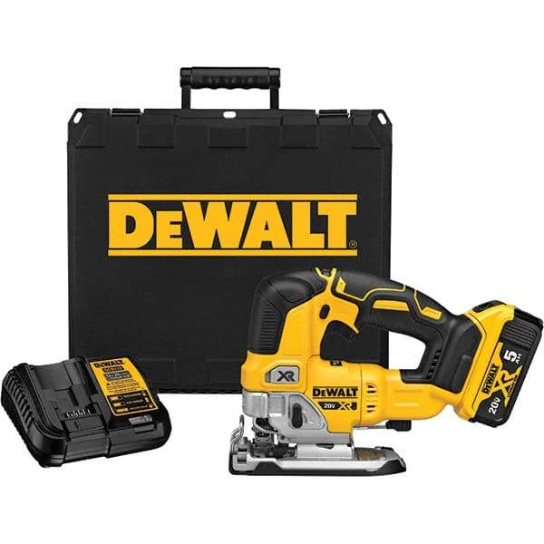 DeWALT - Cordless Jigsaws Voltage: 20 Strokes per Minute: 3200 - Benchmark Tooling