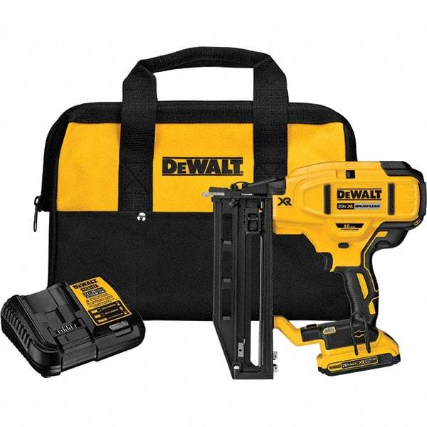 DeWALT - Cordless Nailers Fastener Type: Finish Nailer Kit Nail Length (Inch): 1-1/4 - 2-1/2 - Benchmark Tooling