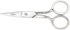 Clauss - 1" LOC, 6-3/4" OAL Straight Scissors - Steel Straight Handle, For Paper, Fabric - Benchmark Tooling