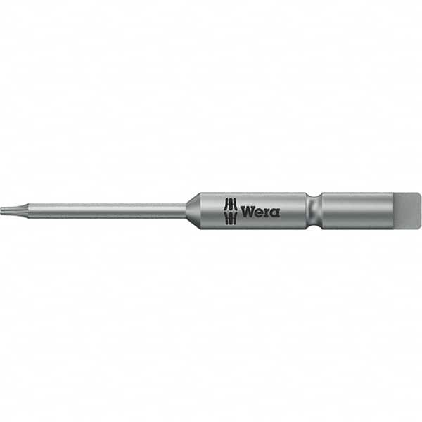 Wera - 4mm Drive IPR1 Tamperproof Torx Screwdriver Bit - 44mm OAL, Power Bit - Benchmark Tooling