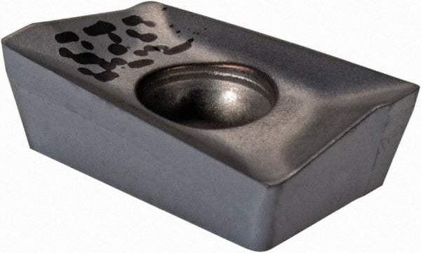 Iscar - APCT100302 HM Grade IC328 Carbide Milling Insert - TiCN Finish, 0.138" Thick, 0.25mm Corner Radius - Benchmark Tooling