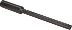 Allied Machine and Engineering - Series Z, 7/16 to 1/2" Diam, 3/4" Diam Straight Shank with Flange, Straight Flute Spade Drill - 4-3/8" Max Depth, 5-5/8" Body Length, 7-9/16" OAL, Extended Length, Through Coolant - Benchmark Tooling
