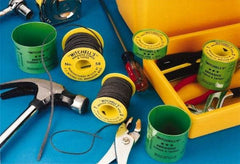 Made in USA - 0.07" Wide, 180 Grit Crocus Abrasive Cord - 50' Long, Very Fine Grade - Benchmark Tooling