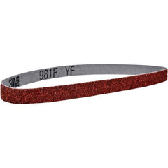 3M - 4" Wide x 132" OAL, 60 Grit, Ceramic Abrasive Belt - Ceramic, Coated, YF Weighted Cloth Backing, Series 981F - Benchmark Tooling