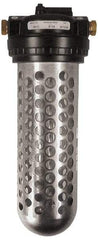 Coilhose Pneumatics - Desiccant Air Dryer - 3/8" NPT Inlet/Outlet x 4-1/2" Wide x 12-1/4" High - Benchmark Tooling