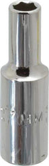 Proto - 3/8" Drive, Deep Hand Socket - 6 Points, 2-1/8" OAL, Chrome Finish - Benchmark Tooling